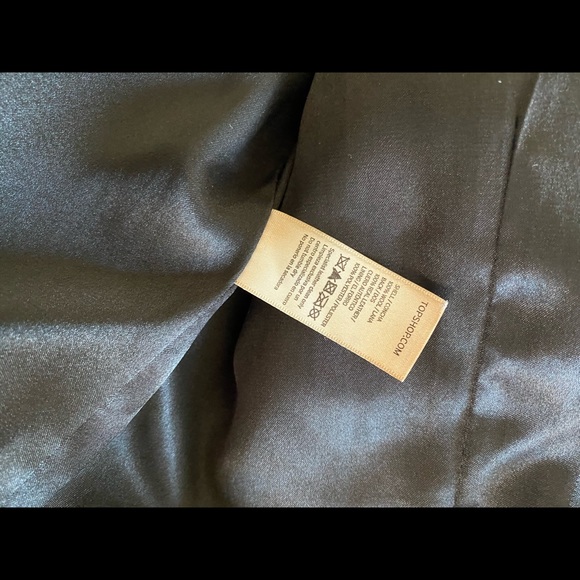 Mongolian Sheep Skin Crop Jacket size 4 Vintage Topshop - Picture 5 of 6